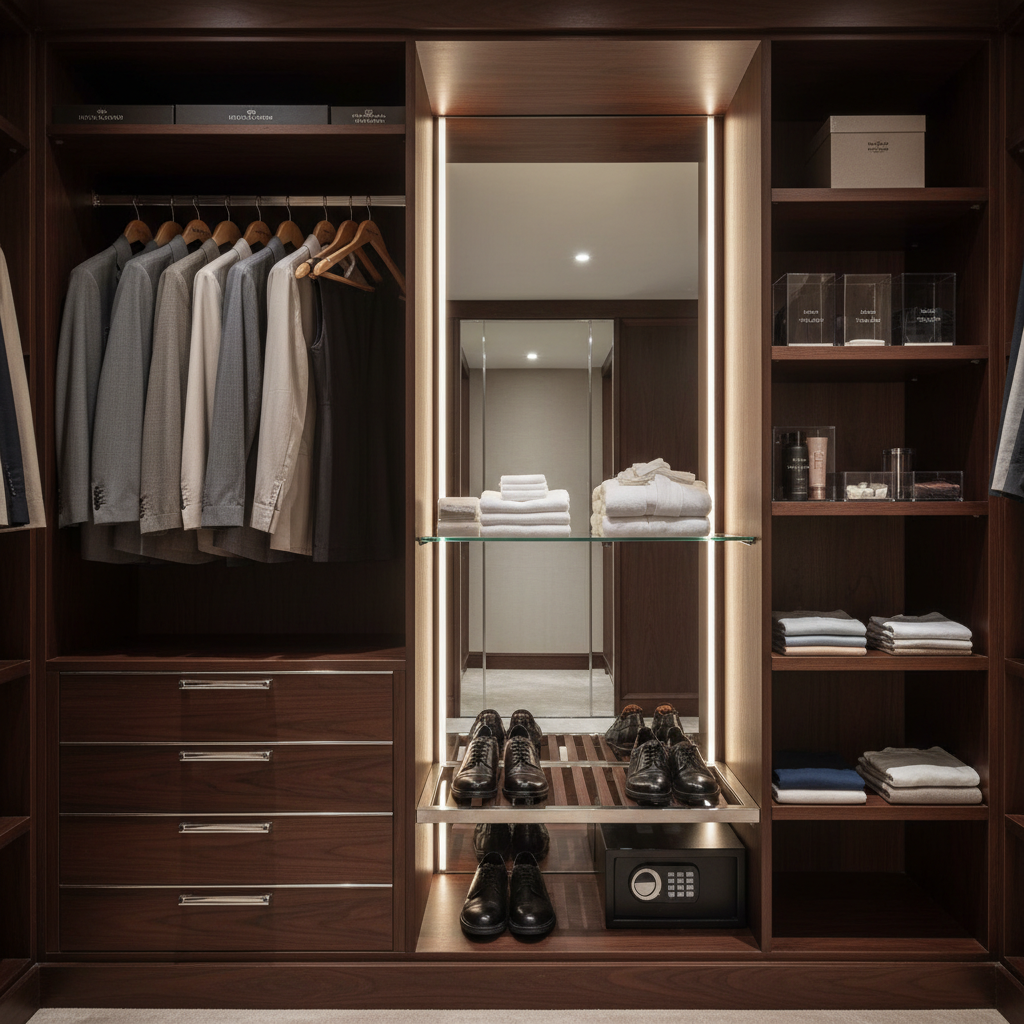 정리 후 옷장